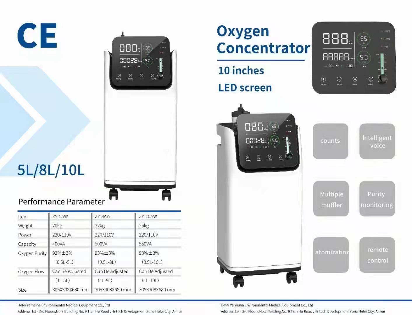 Concentrador de oxígeno Oxygenerator