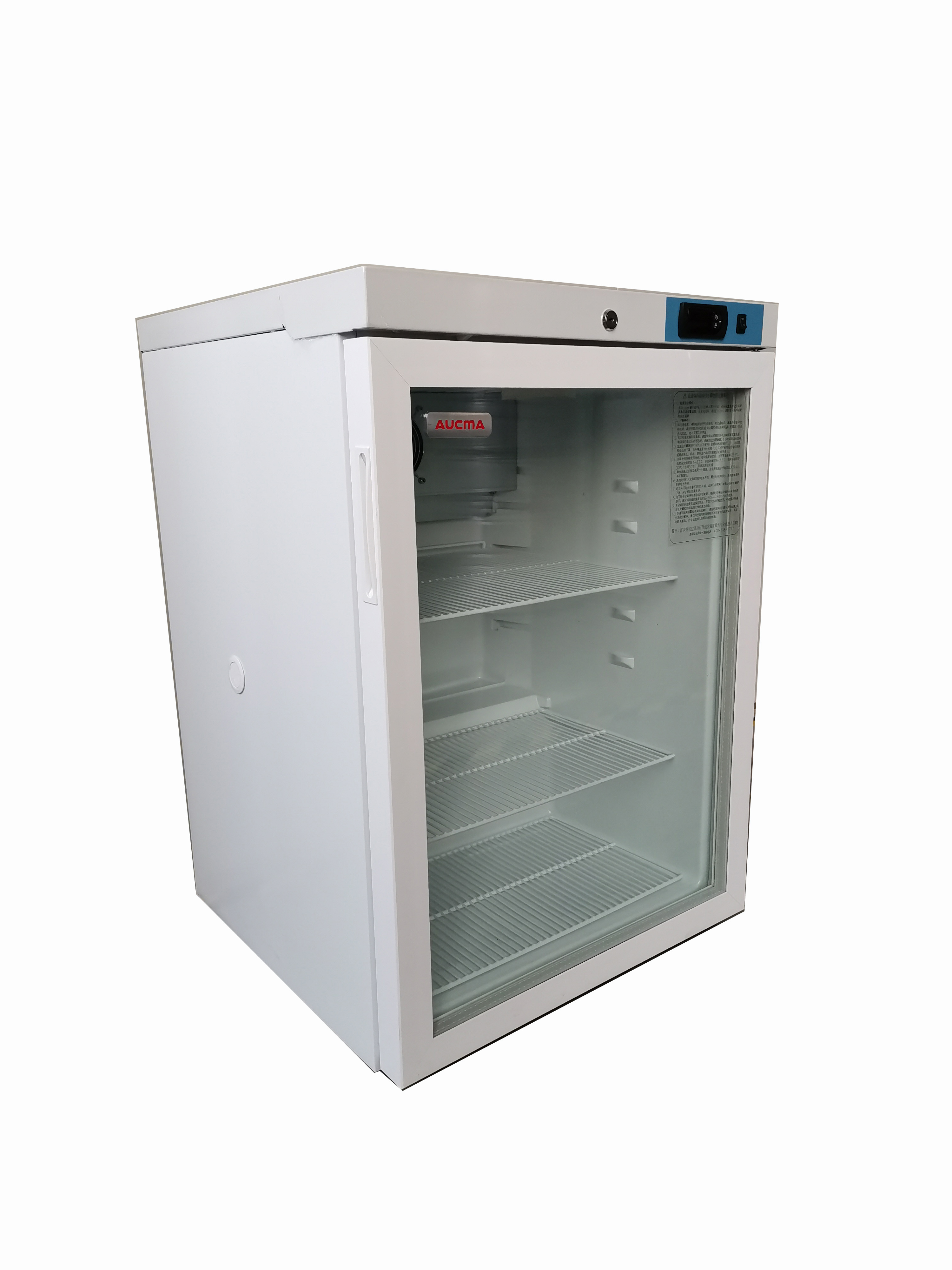 YC-100BP 2-8℃ 100L Glass Door China Pharmacy Refrigerator