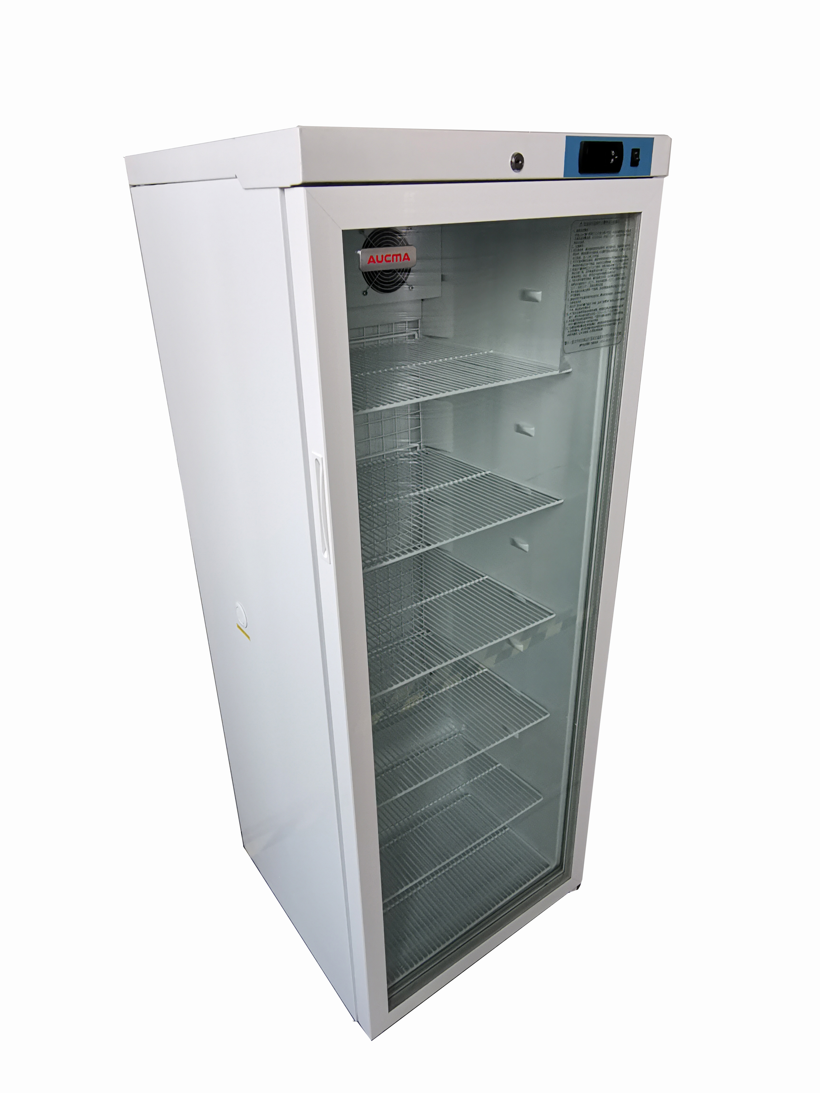 YC-310BP 2-8℃ 310L Glass Door China Pharmacy Refrigerator